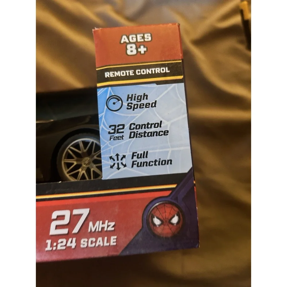 Marvel Venom RC Race Car 1:24 Scale Jada Toys Spider-Man 27MHz‎ New